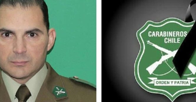 Carabineros de Chile, lamenta fallecimiento motorista policial, tras chocar de frente en Santiago Centro, mientras perseguía delincuentes