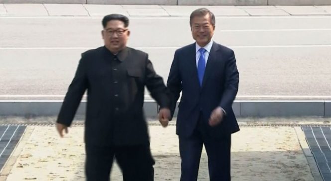 Las dos coreas, comienzan a actuar como una sola nación. Primer gran acuerdo: Ser un país de paz y sin armas nucleares