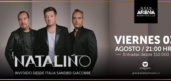 El esperado gran regreso de NATALINO, quienes llegan desde Italia premiados con el European Latin Music Award
