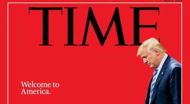 Portada de la Revista «Times», causa estupor mundial, ya que revela sin palabras, la política de Trump